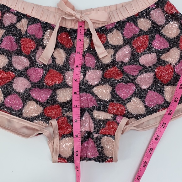 Victoria’s Secret sequined heart satin sleep short - Picture 11 of 16